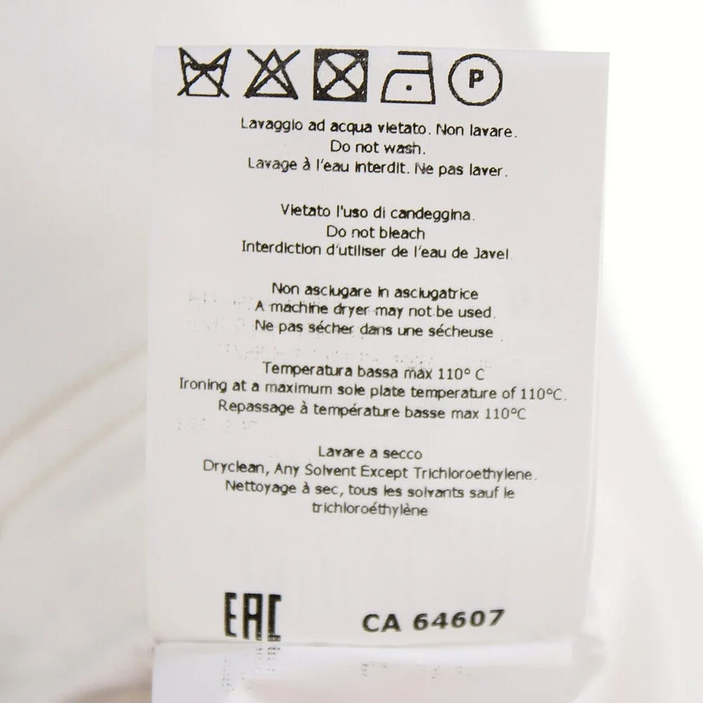 Fradi NWT Cotton Double Breasted Sport Coat Size 52R (42R US) In Solid White